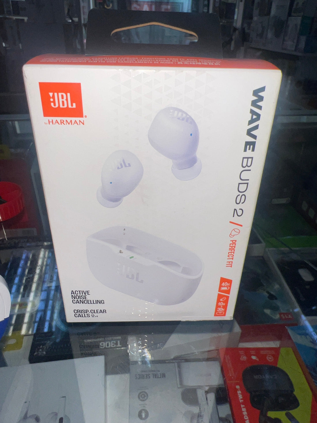 JBL Wave Buds 2 true wireless earbuds in white