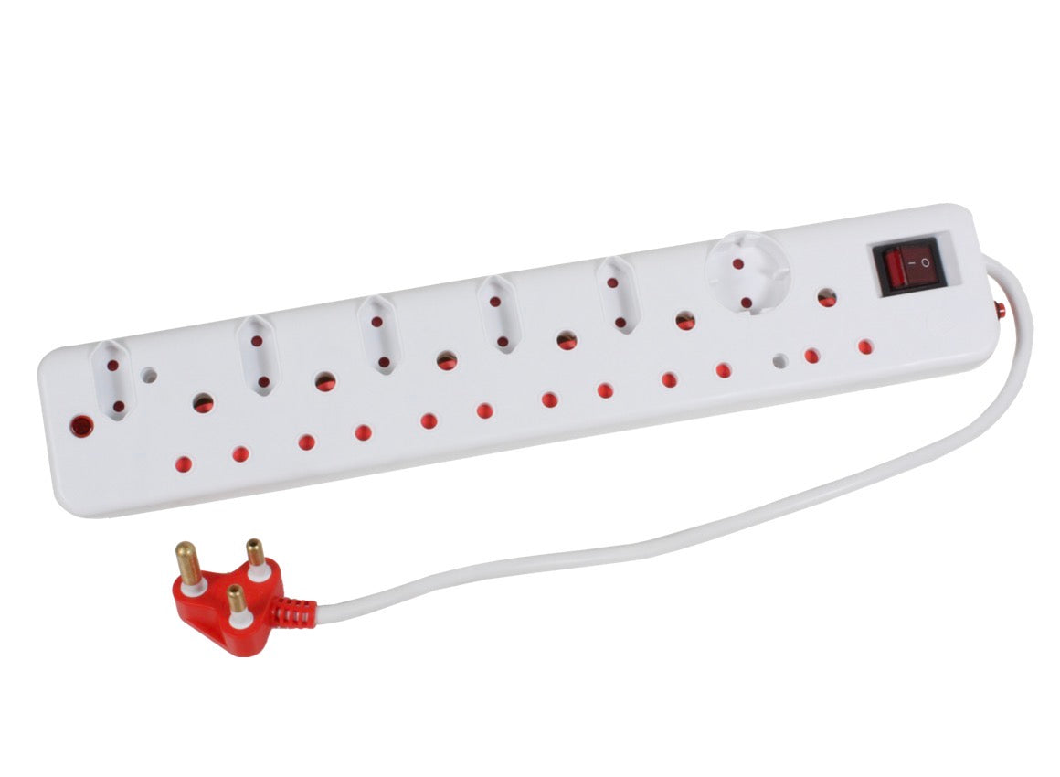 12-Way Medium Surge Multiplug — 0.5m Cable