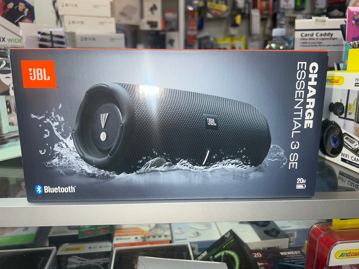 Front of JBL Charge Essential 3 SE speaker box