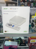 Front of Acer 4K UHD Google TV streaming box packaging
