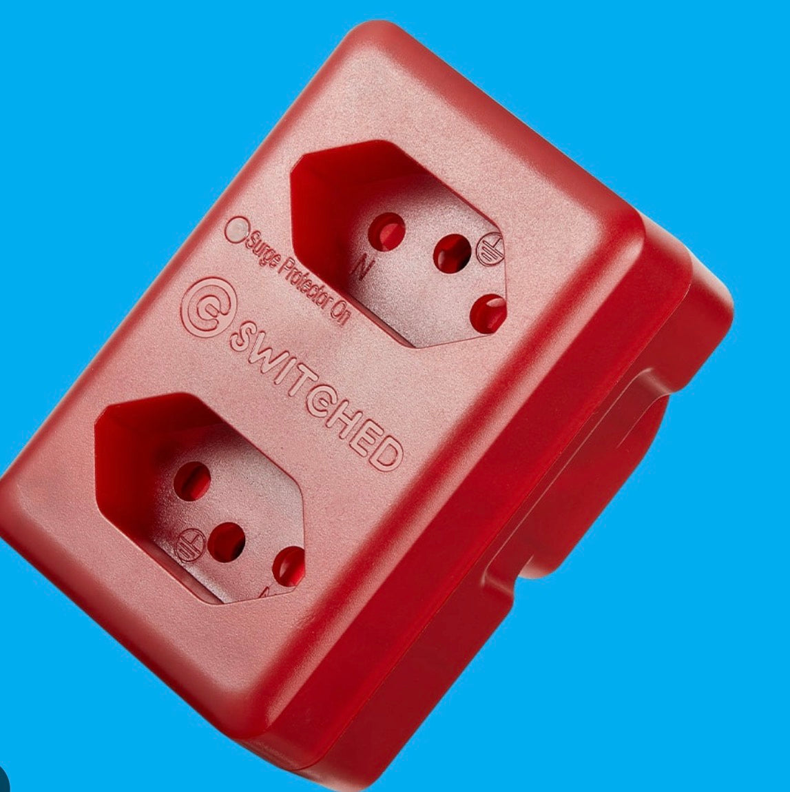 2-Way High-Surge Router Adaptor — Dual Outlet Protection
