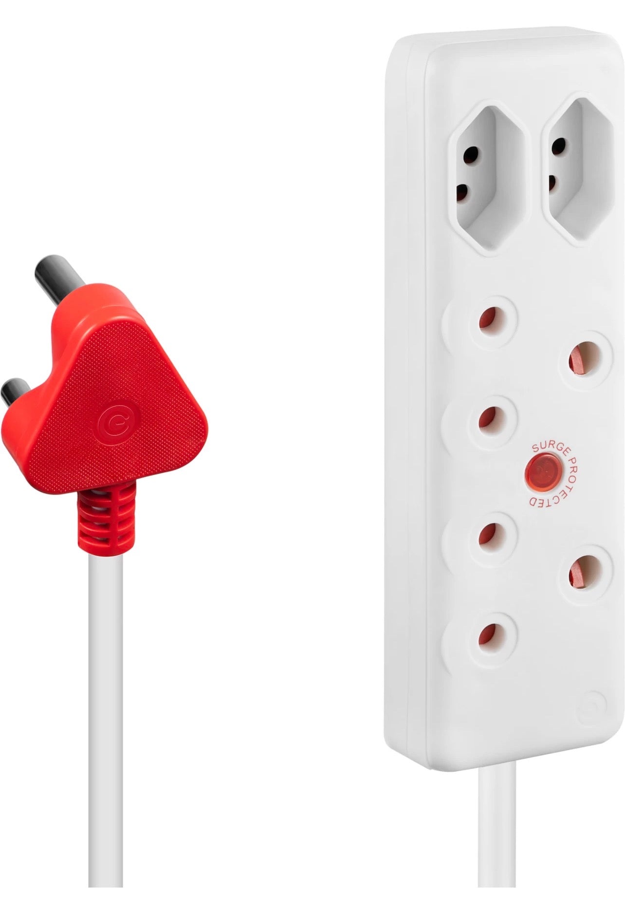4-Way Medium Surge Extension Lead — 10m Cable