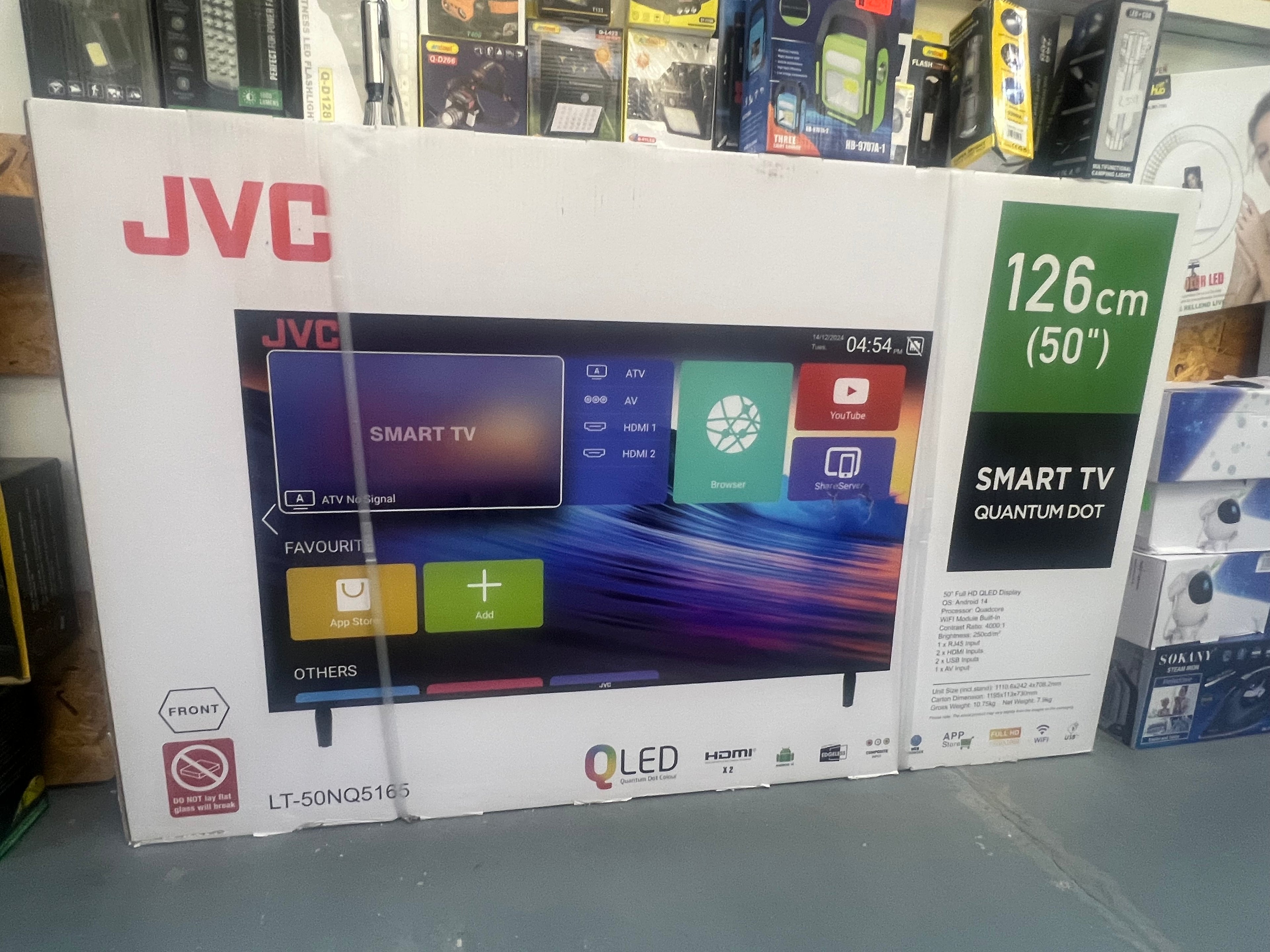 JVC 50" (126cm) QLED Smart TV (Model: LT-50NQ5165)