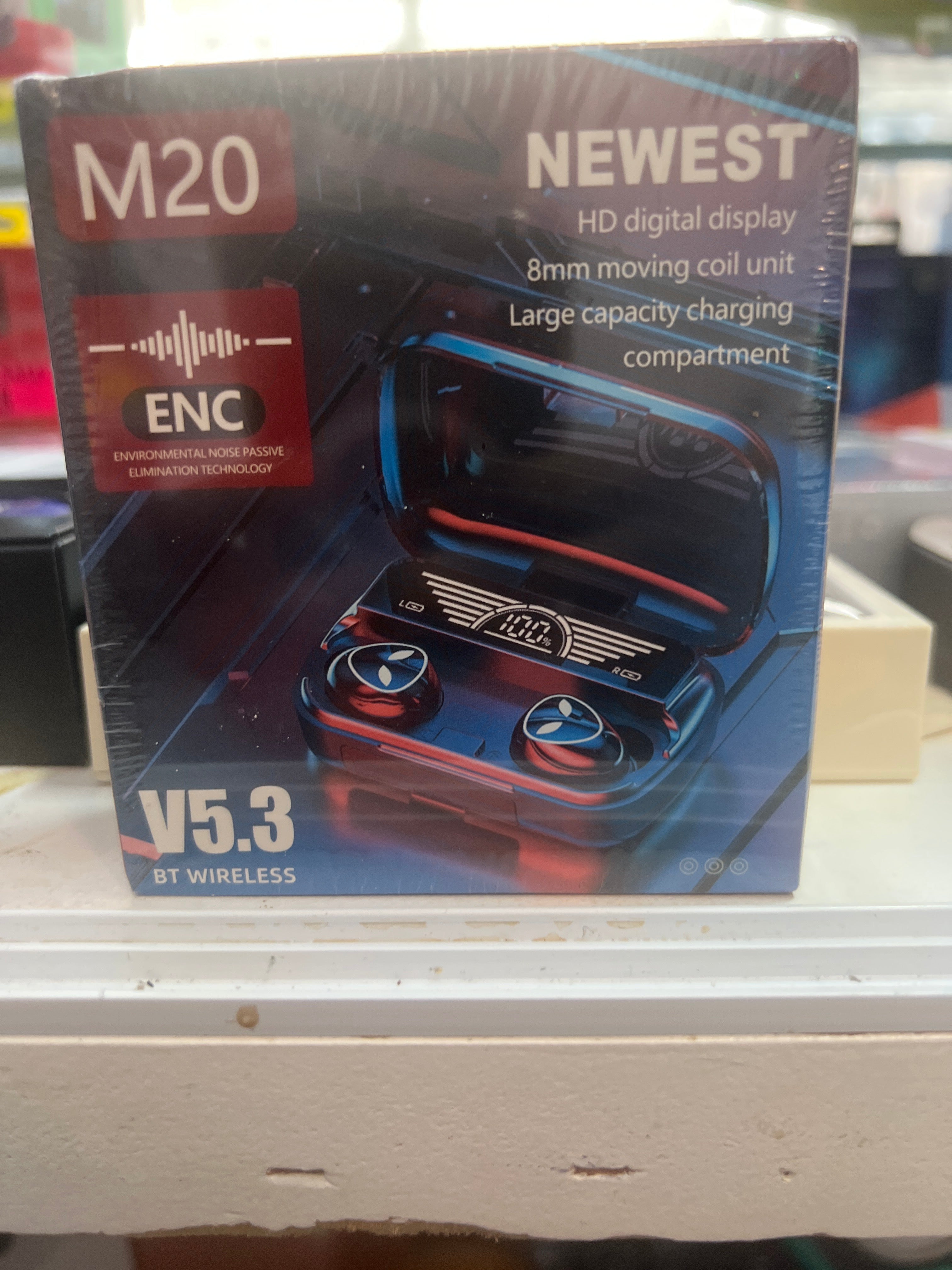 M20 True Wireless Earbuds - Bluetooth 5.3 | ENC | HD Digital Display