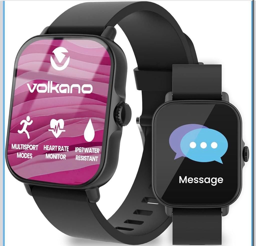 Volkano Serene Smartwatch — Fitness Tracking & Notifications