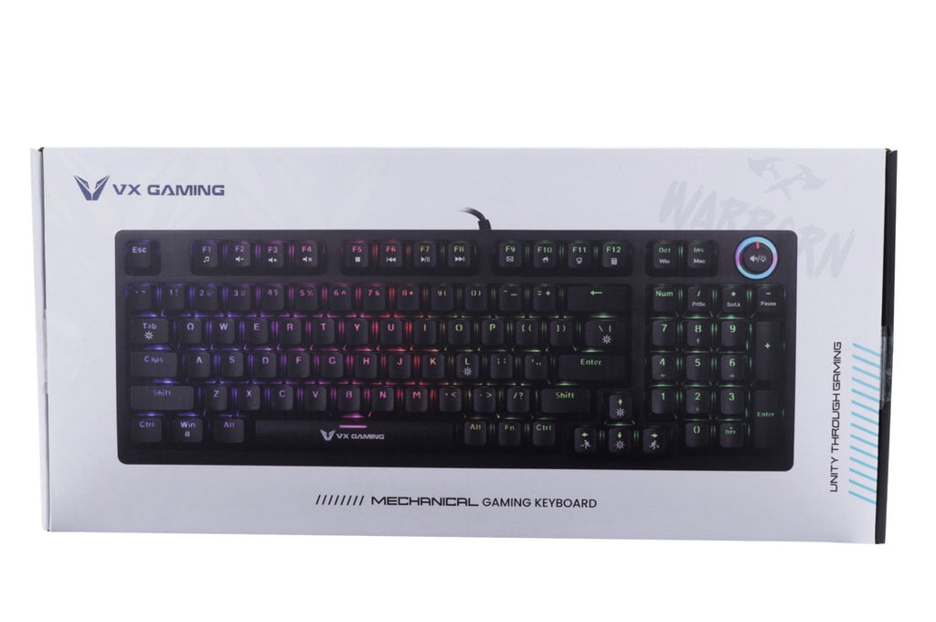 VX Gaming Warborn RGB TKL Keyboard