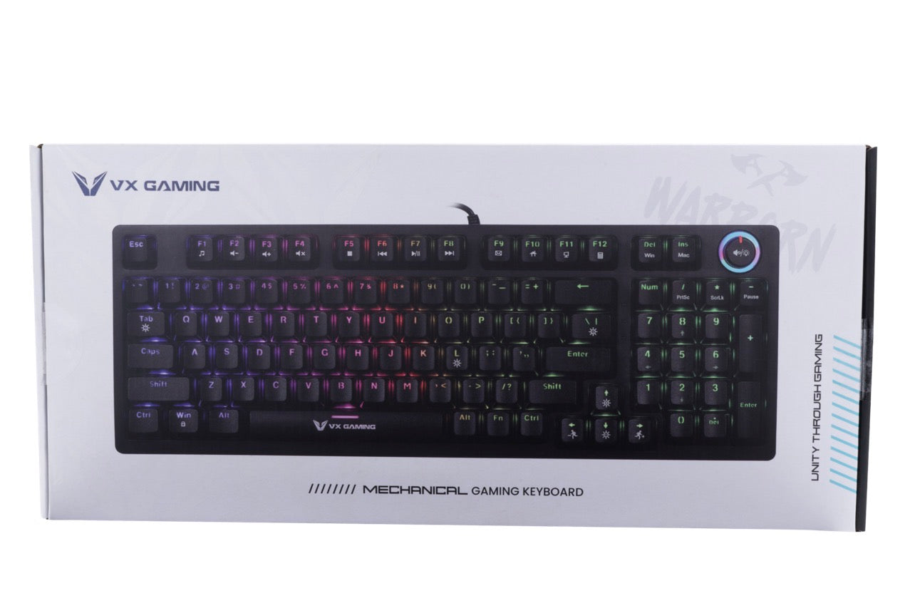 VX Gaming Warborn RGB TKL Keyboard