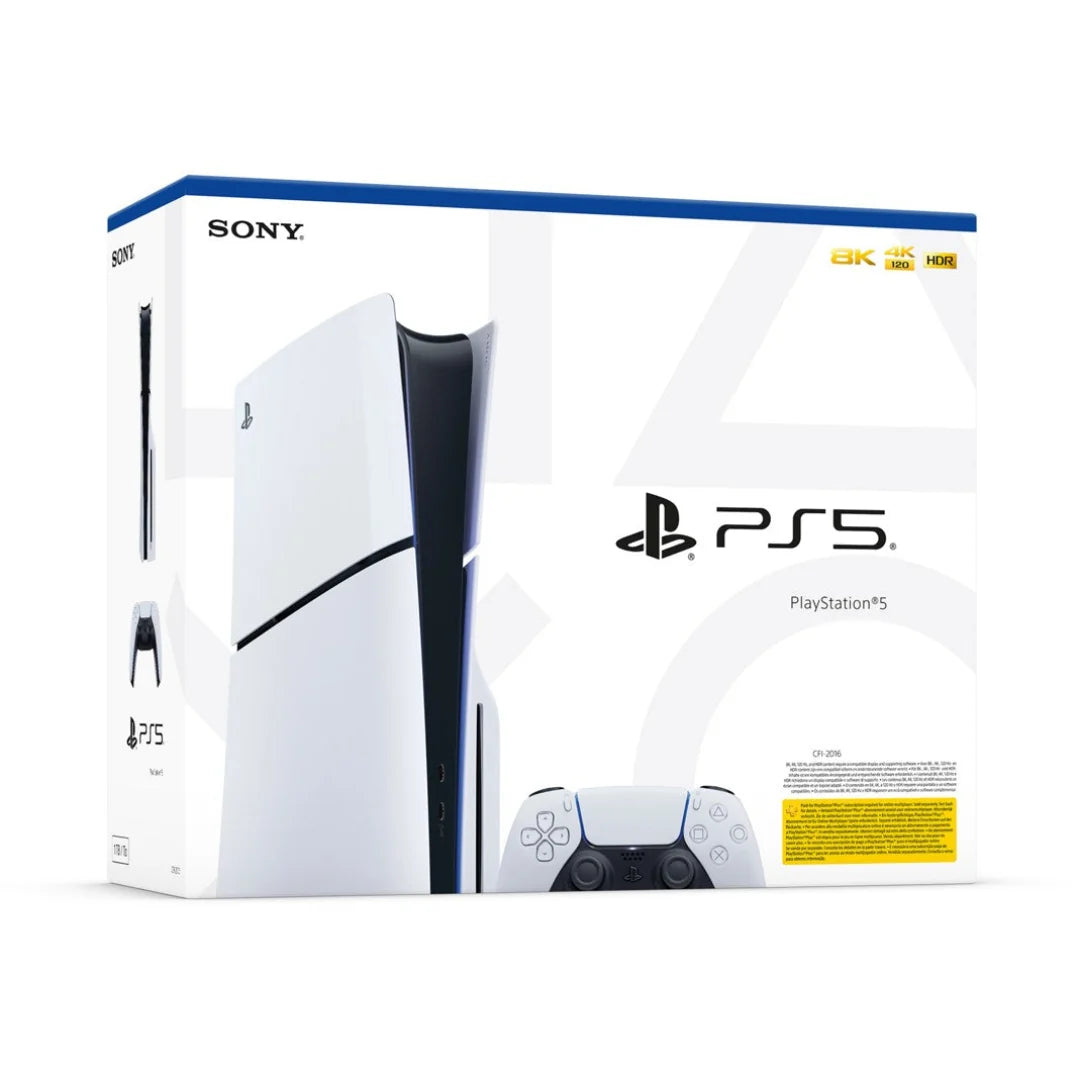 Sony PlayStation 5 Disc Edition console with DualSense controller