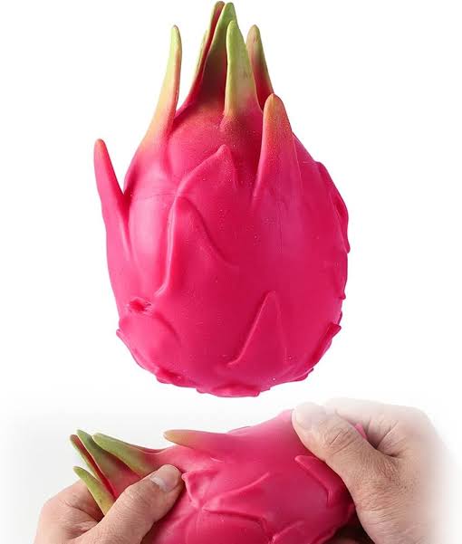 Dragon Fruit Squishy soft slow-rising foam toy shaped like a dragon fruit