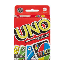 UNO classic family card game box and cards