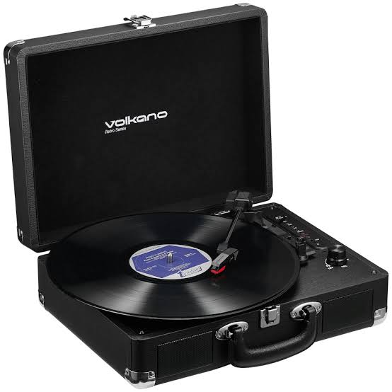 Volkano Retro Wireless Turntable record player with Bluetooth