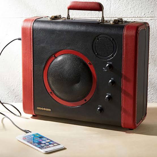 Crosley Soundbomb vintage suitcase-style Bluetooth boombox speaker